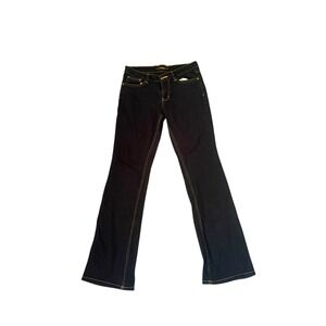 Southpole Jeans Womens Size 5‎ Black Flare Bootcut Low Rise Y2K Vintage